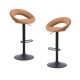 2 Bancos Para Barra De Tela Color Caramel