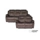 Sala Reclinable Alyssia De Tela Sofá Y Love Color Chocolate