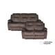 Sala Reclinable Alyssia De Tela Sofá Y Love Color Chocolate