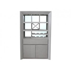 Contra Barra Maslow De Madera Color Gris Vintage